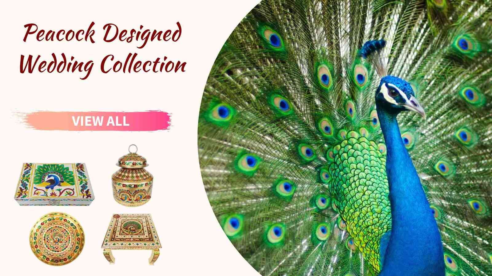 Peacock Designed Wedding Collection Peacock Designed Wedding Collection