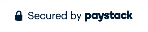 Secured by Paystack Secured by Paystack