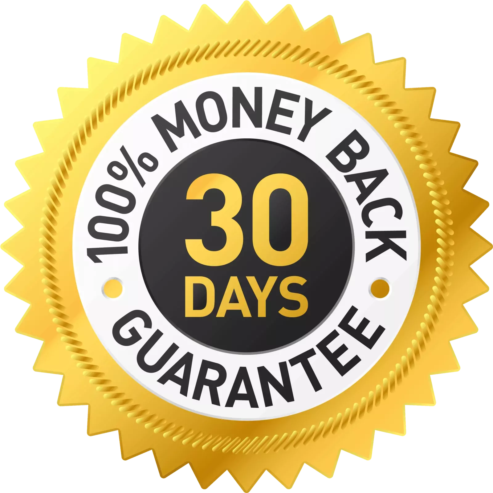 30 Days money back 100% guarantee 30 Days money back 100% guarantee