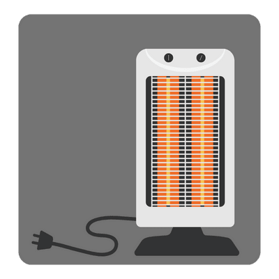 Usha, Padmini, Russel hobs room and space heaters for home and domestic usage. 