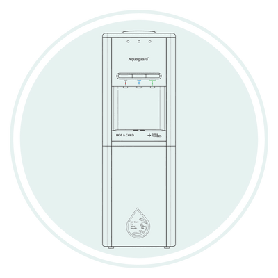 Water dispenser with inbuilt ro dealer in Gurgaon, noida, ghaziabad.