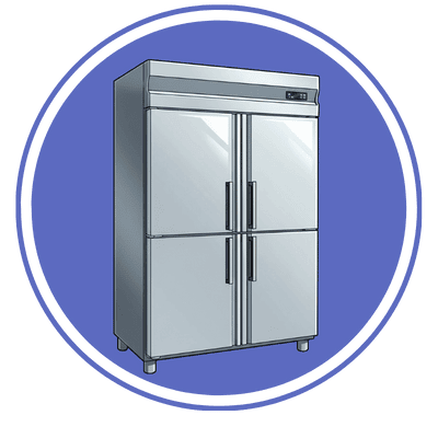 Reach In Chiller And Freezer