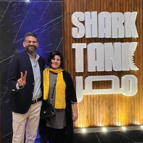 LOriental Founder Nermine Zahwi and Cofounder &amp; CEO Sherif Hussein
at Shark Tank Egypt