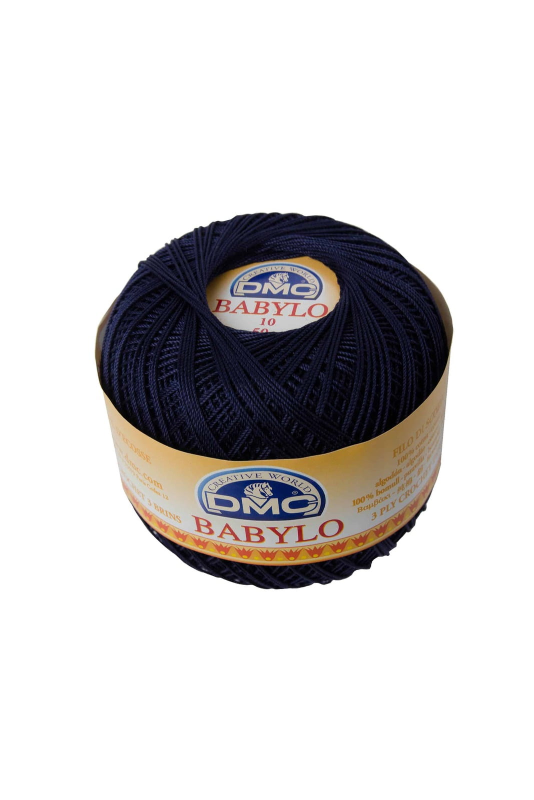 babylo filo di scozia DMC titolo 5 colore 823 blu babylo filo di scozia DMC titolo 5 colore 823 blu