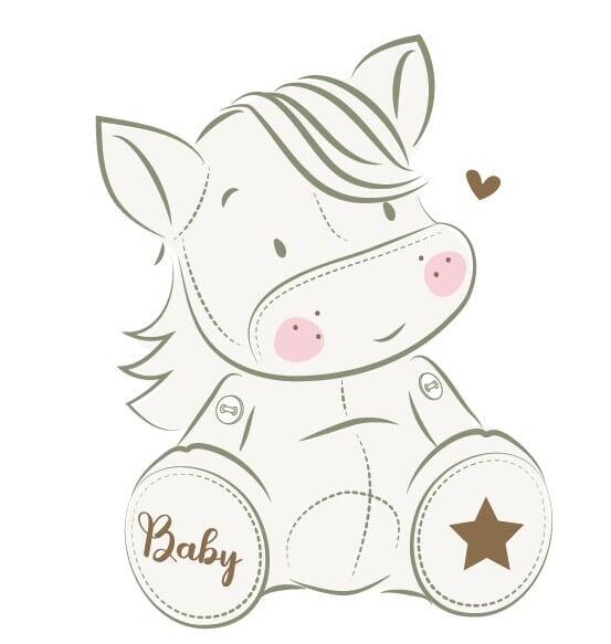 DMC Logo Unicorno per lana baby