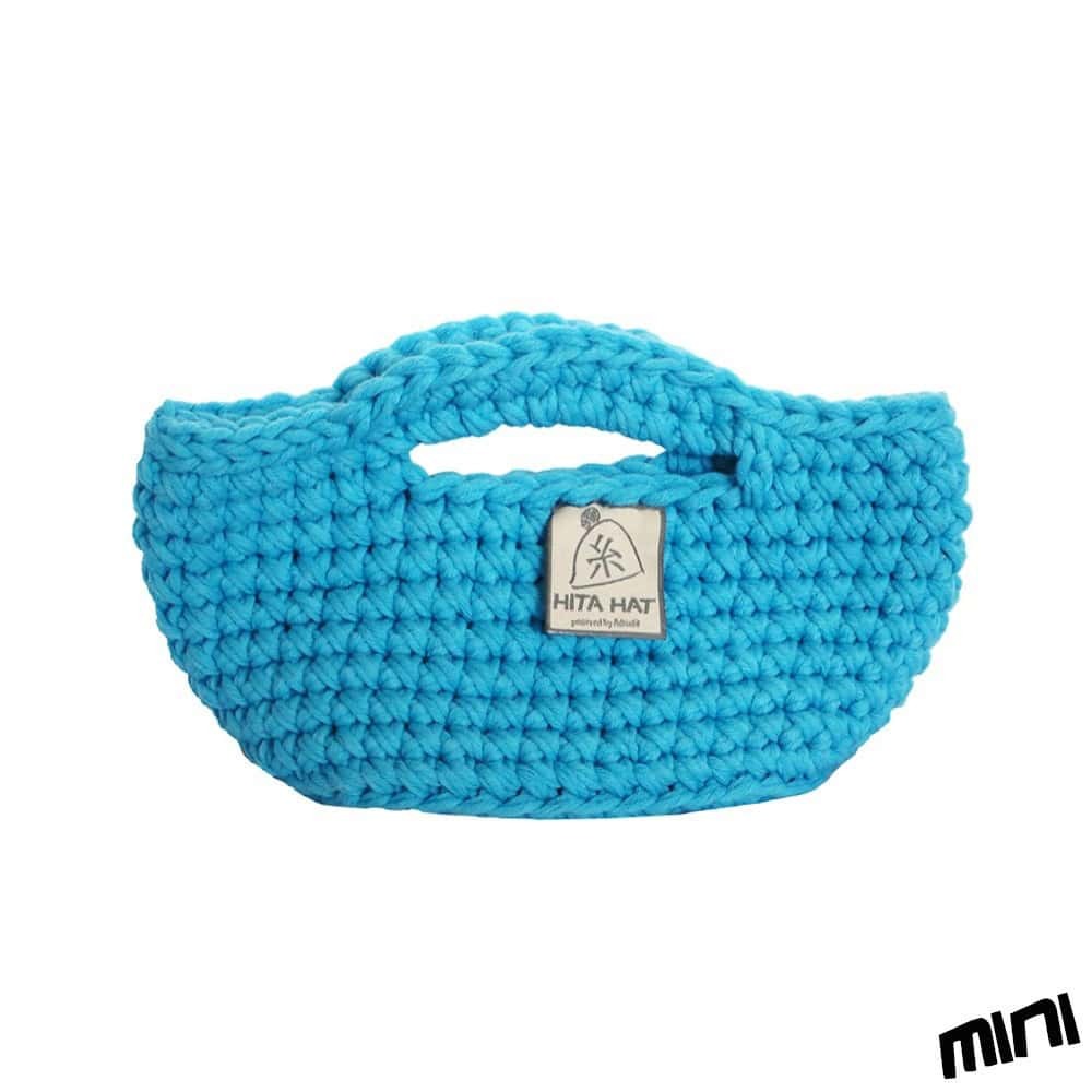 Borsa mis. Mini fatta a mano con filato Navy