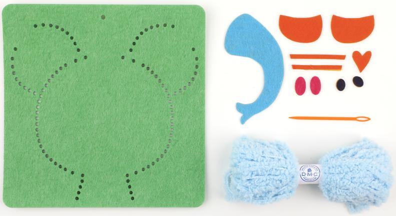 Cosa c'è all'interno del kit: come mostrato in foto trovi tutto il materiale necessario alla realizzazione