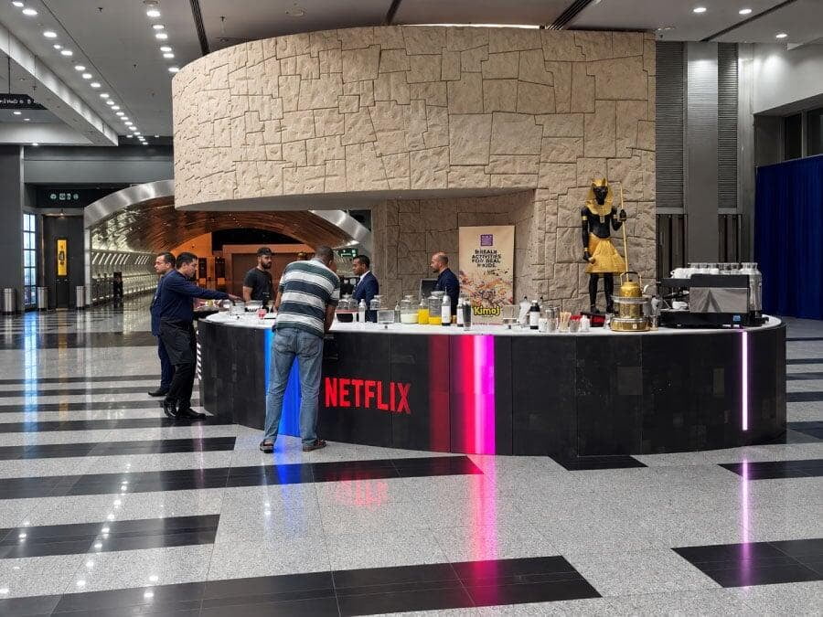 Completed LOriental digital bar for Netflix event at NMEC Completed LOriental digital bar for Netflix event at NMEC