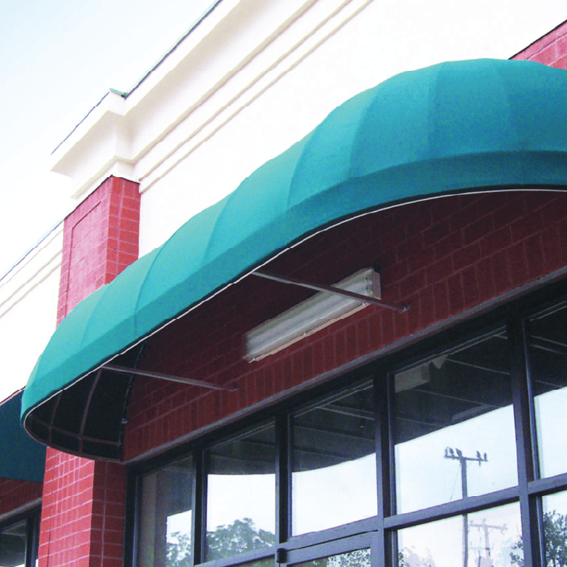 003-The Long Dome (Globe) awning canopy — crafted in durable fabric by MG Sign, a leading signage company in New York and New Jersey