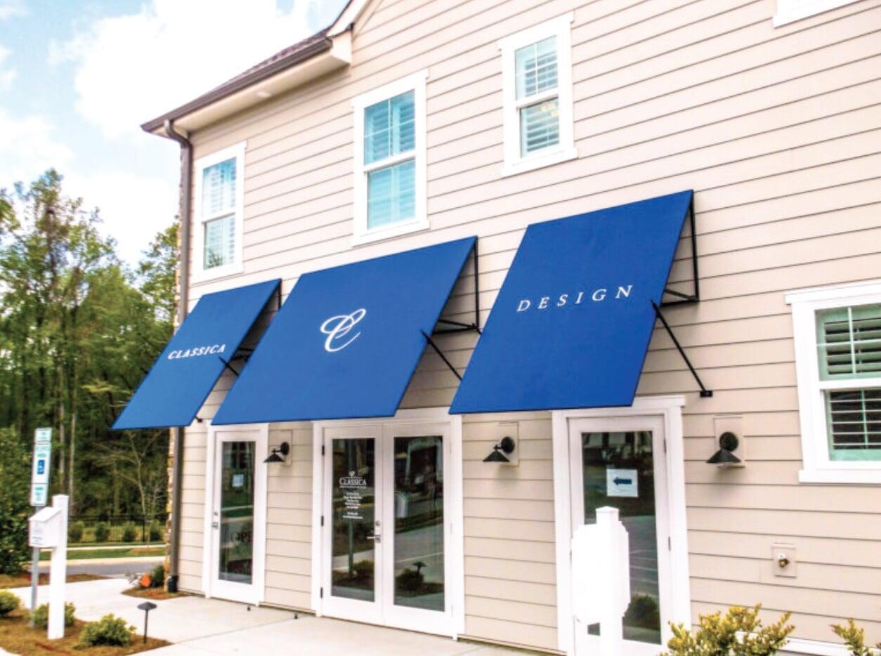 006 Traditional with Open Sides awning canopy fabric — crafted by MG Sign, the leading signage company in New York and New Jersey.