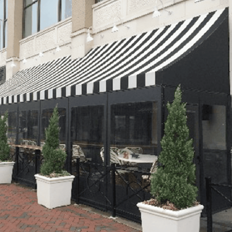 009 Concave Awning Canopy — crafted in premium fabric by MG Sign, a leading signage company serving New York and New Jersey.