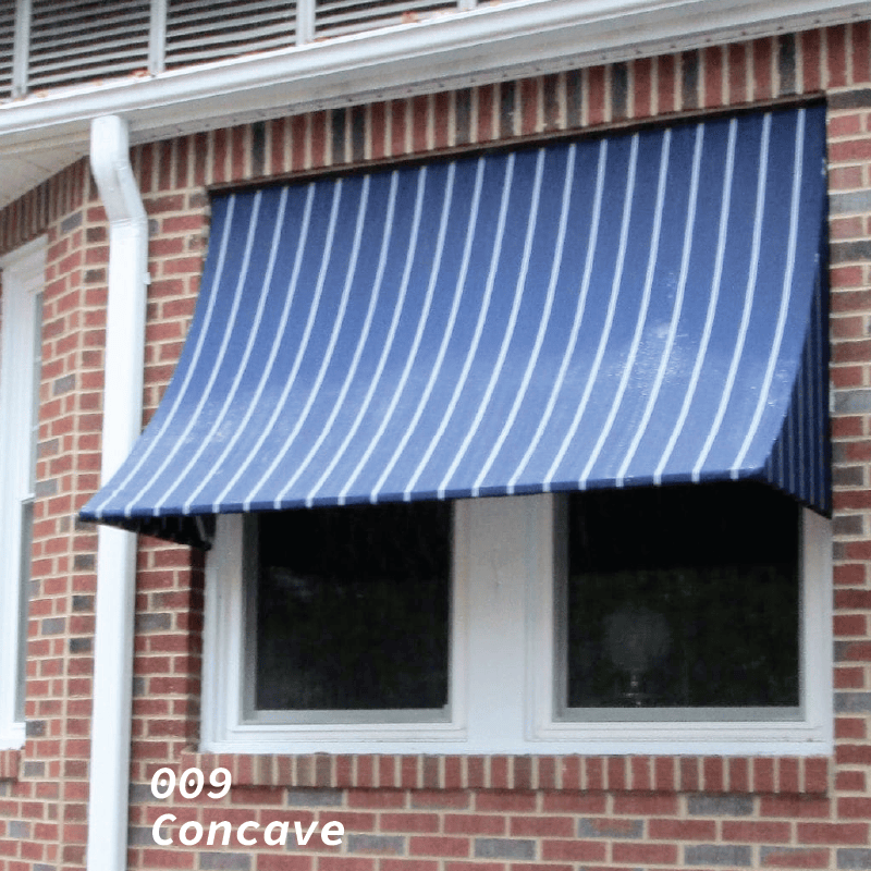009 Concave Awning Canopy — crafted in premium fabric by MG Sign, a leading signage company serving New York and New Jersey.