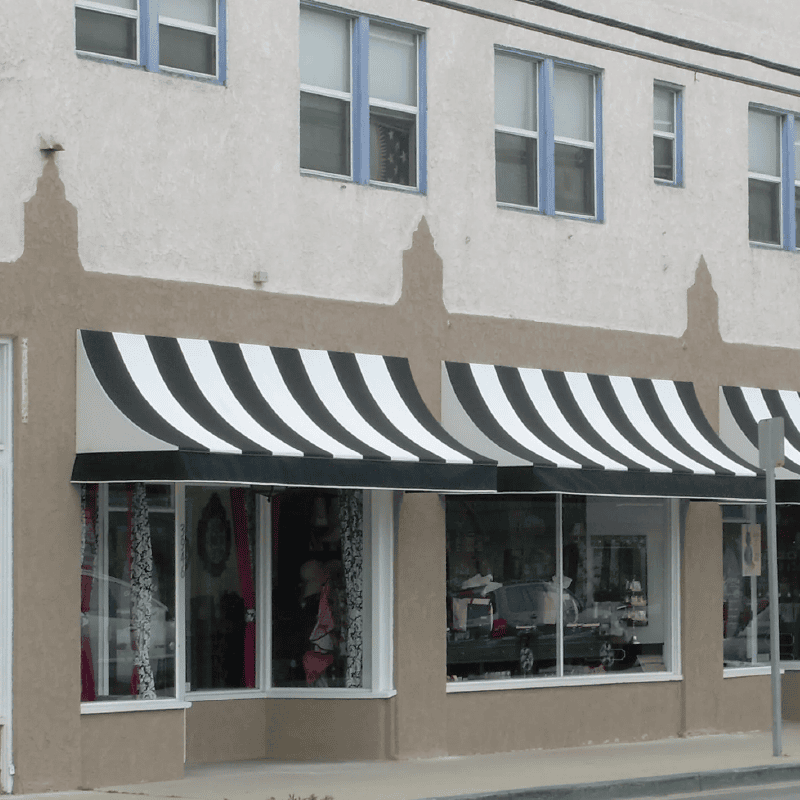 009 Concave Awning Canopy — crafted in premium fabric by MG Sign, a leading signage company serving New York and New Jersey.