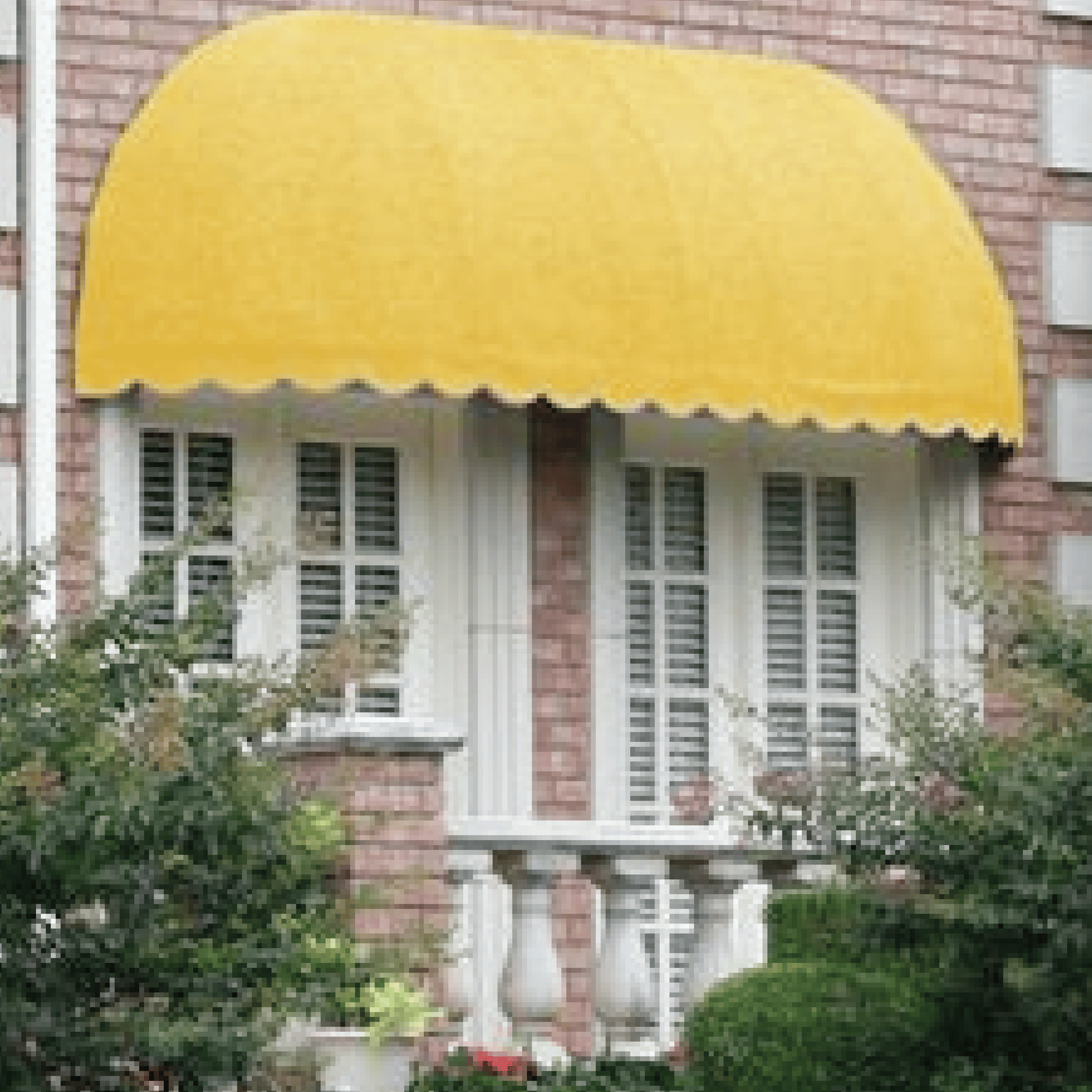 013 Quarter Round with Globe Ends awning canopy, crafted in premium fabric by MG Sign — a leading signage company in New York and New Jersey