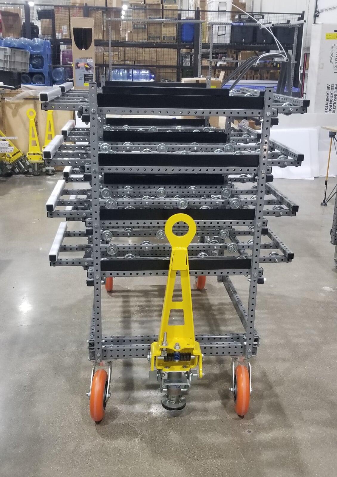Tugger Cart Flow Rack