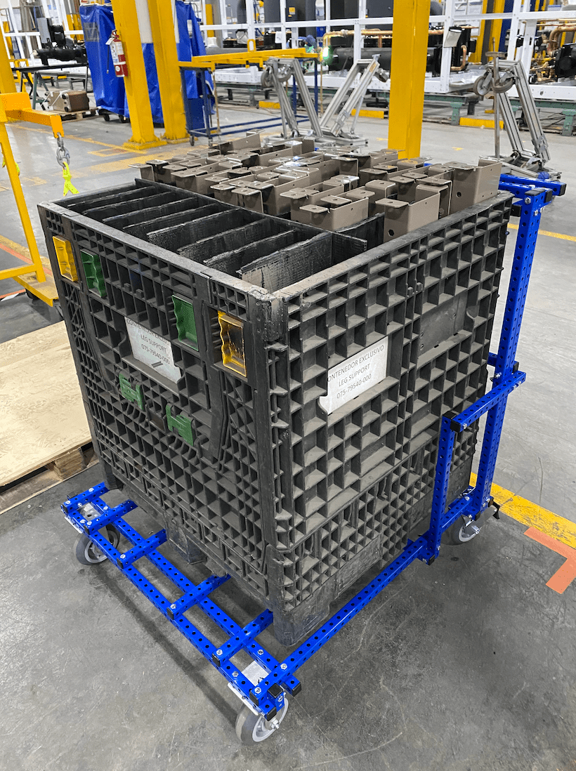 Machine Leg Support Cart