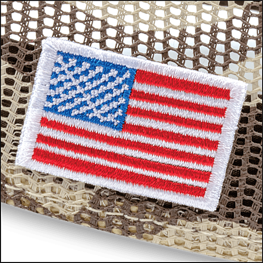 American Flag Embroidered Patch