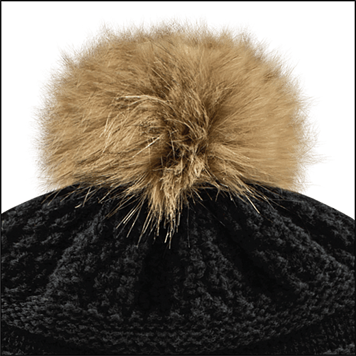 Add a Faux Fur Pom
