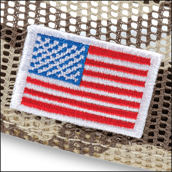 American Flag Embroidered Patch
