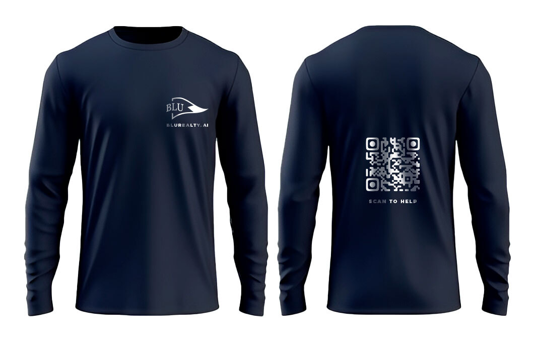 Blue Long Sleeve T-Shirt