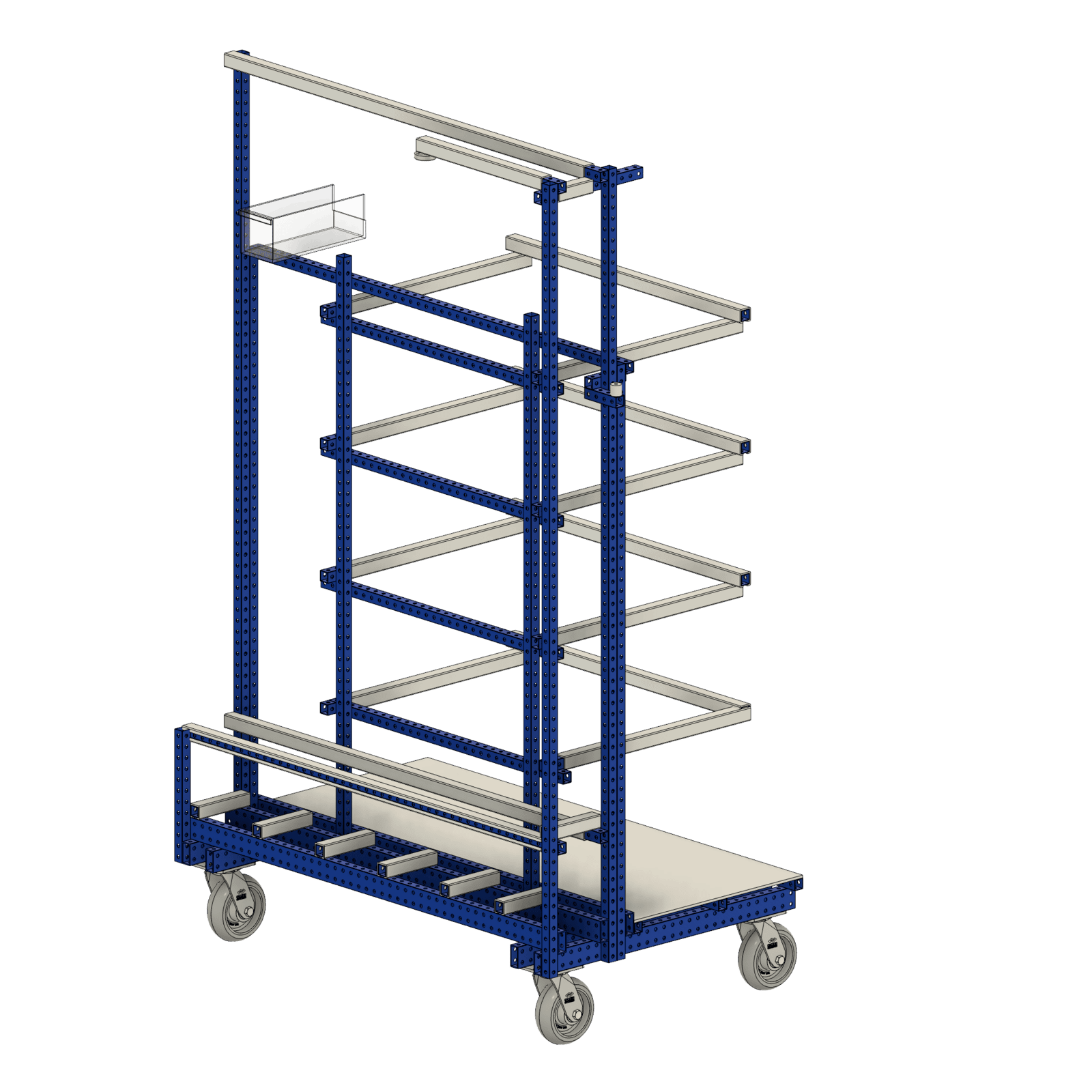 Shelf Cart for Custom Automotive Parts