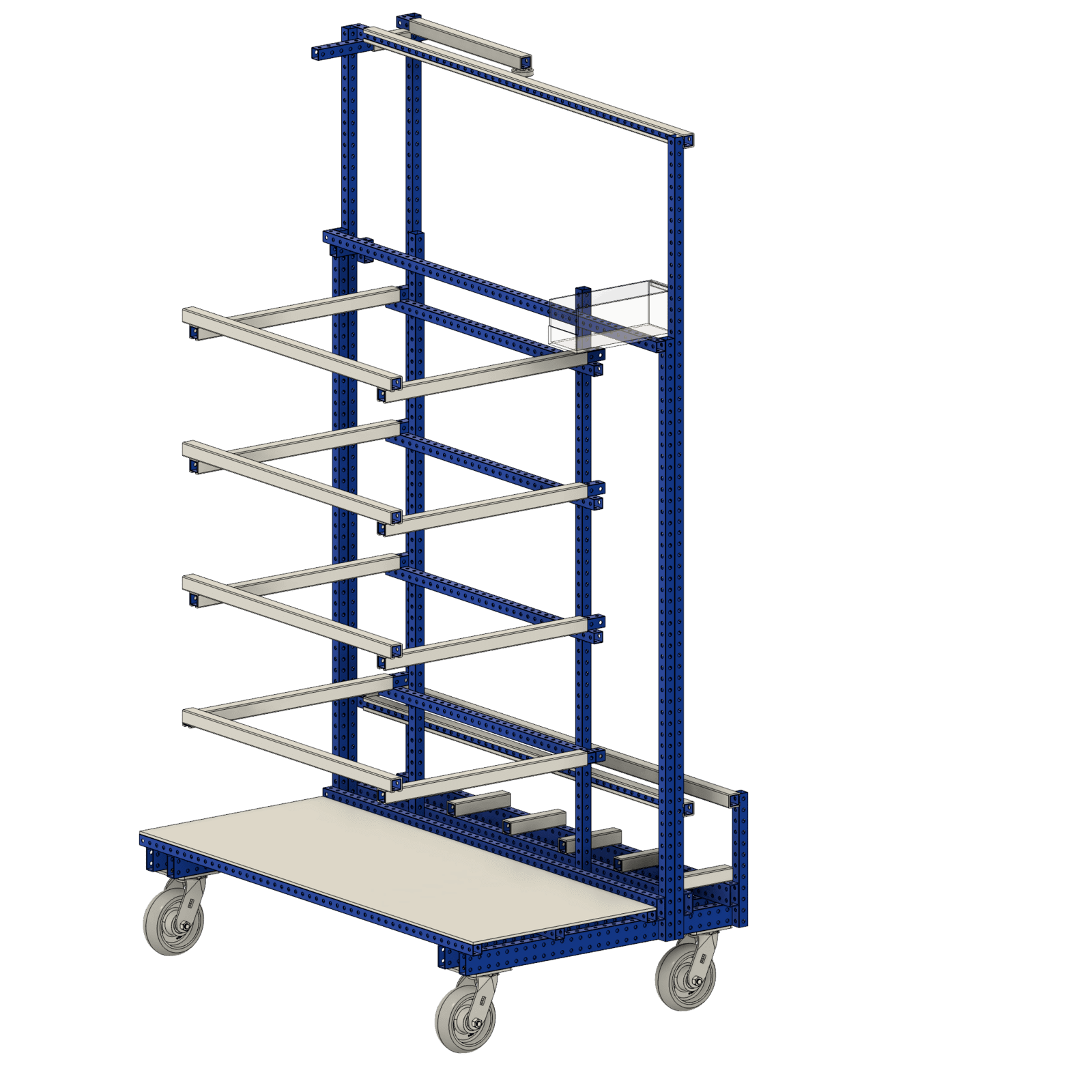 Shelf Cart for Custom Automotive Parts