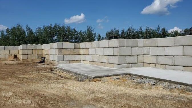 Lock Block Wall – Waste Transfer Station