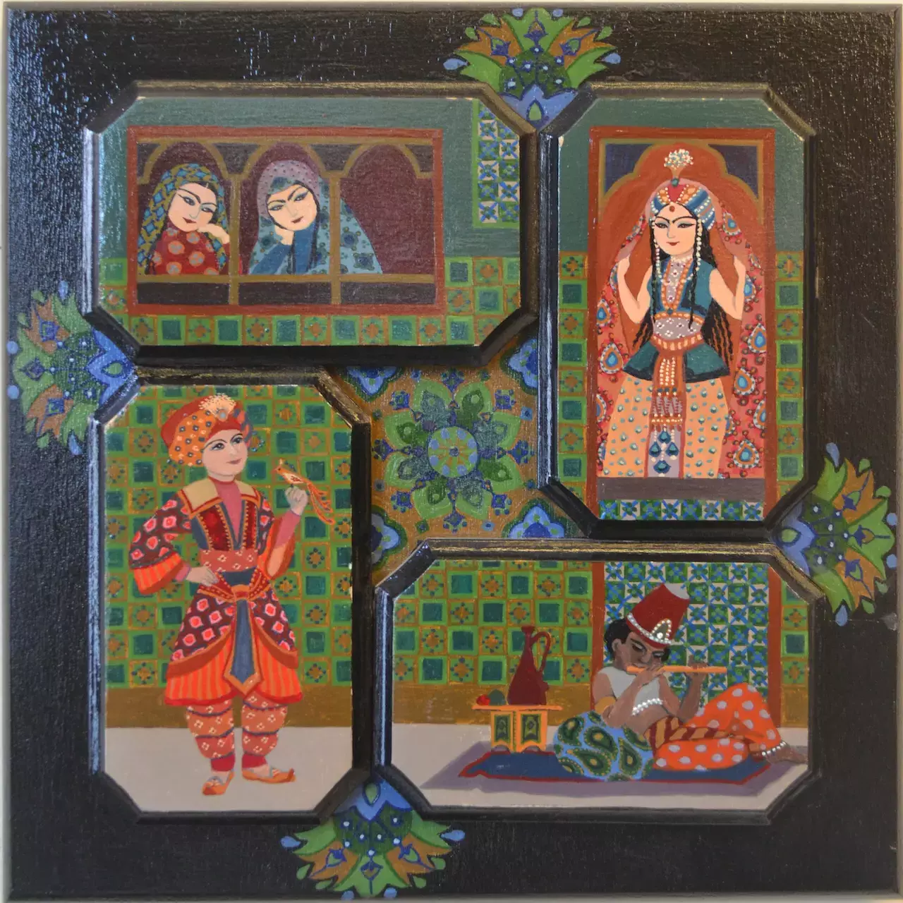 EH-FIG-0021-Teal & Olive & Brown