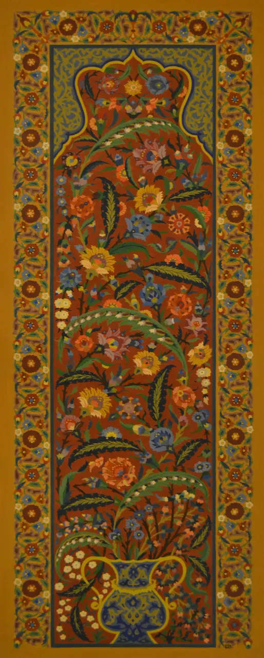 EH-FLO-0012-Brown & Ochre & Olive
