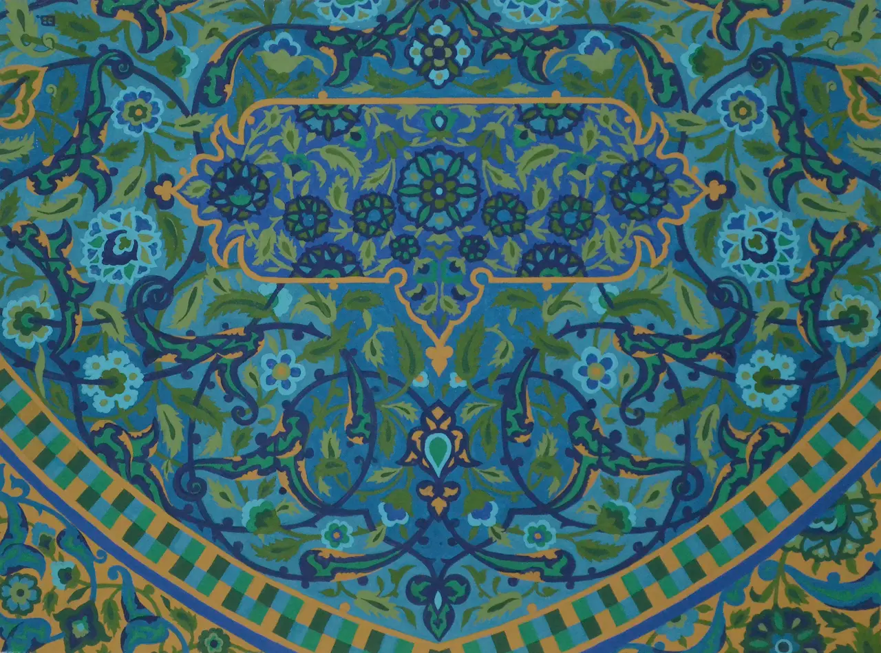 EH-FLO-0013-Teal & Forest Green & Olive