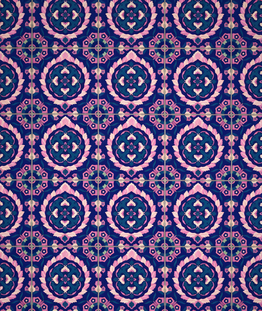 EH-FLO-0024-Rose & Beige & Navy