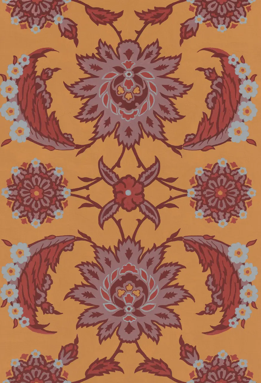 EH-FLO-0036-Tan & Brown & Rust