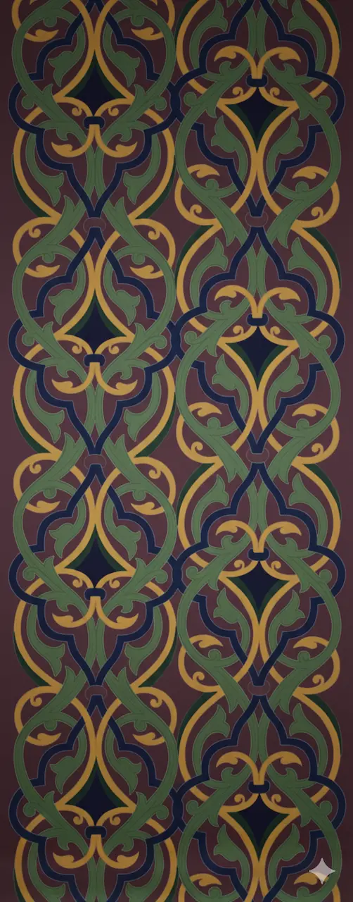 EH-FLO-0041-Tan & Olive & Brown