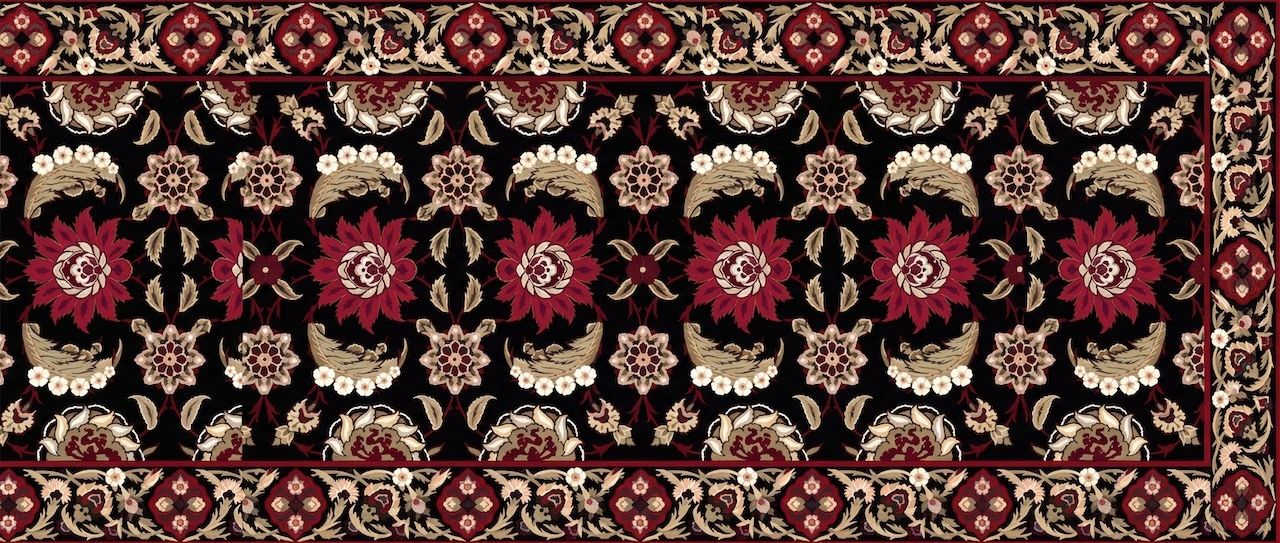 EH-FLO-0057-Olive & Burgundy & Tan