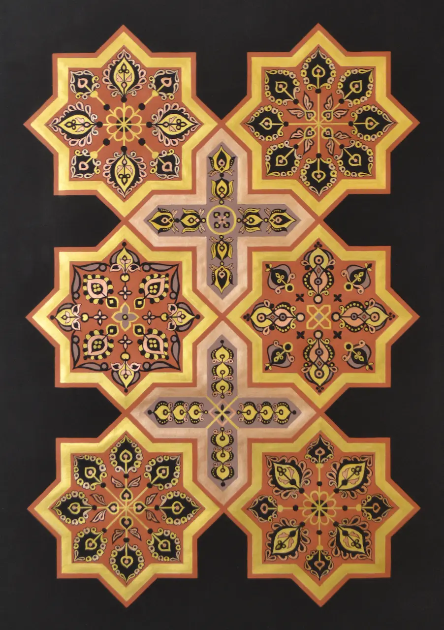EH-GEO-0013-Terracotta & Tan & Beige