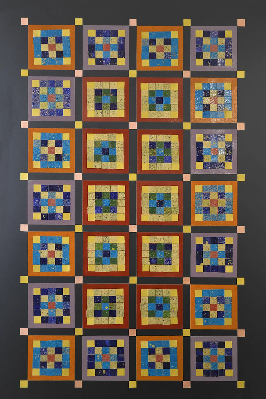 EH-GEO-0019-Teal & Olive & Brown