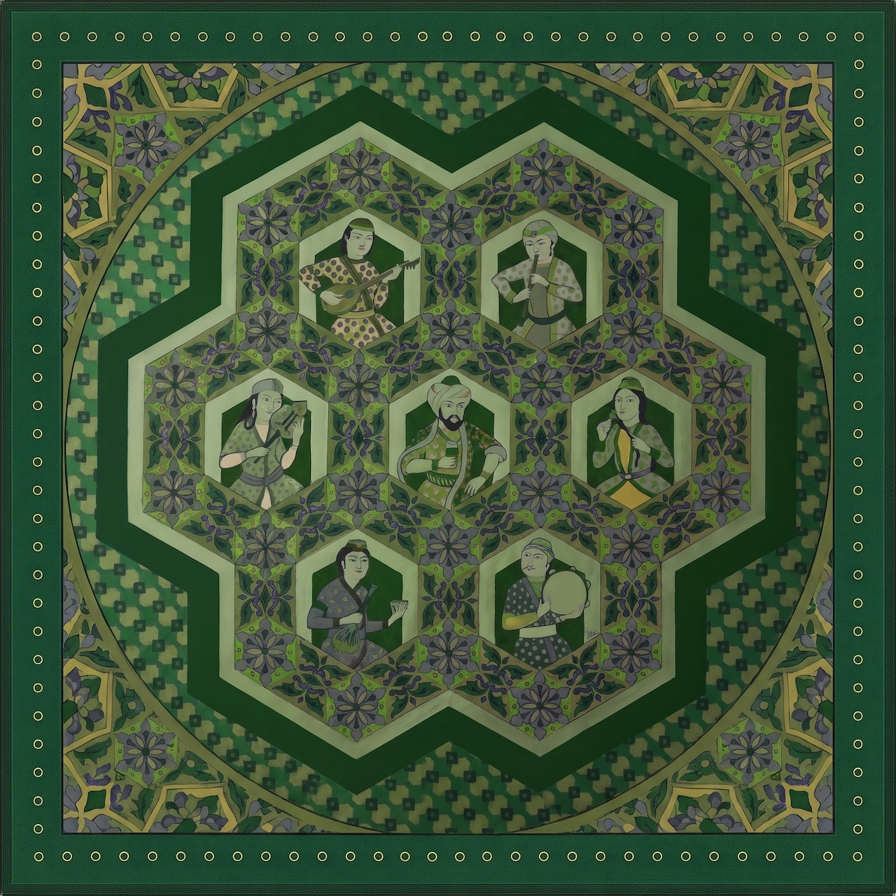 EH-GEO-0025-Forest Green & Olive & Sage