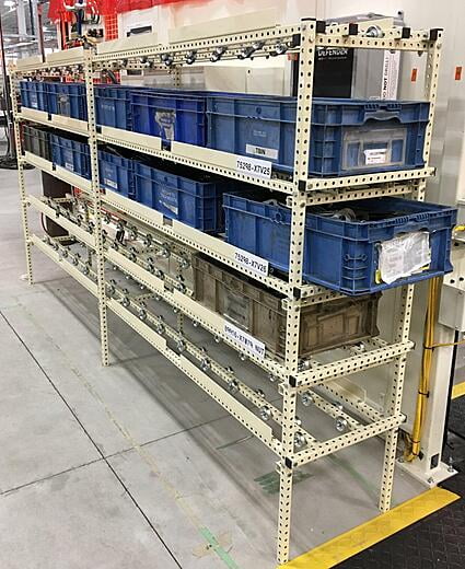 Four Layer Flow Rack