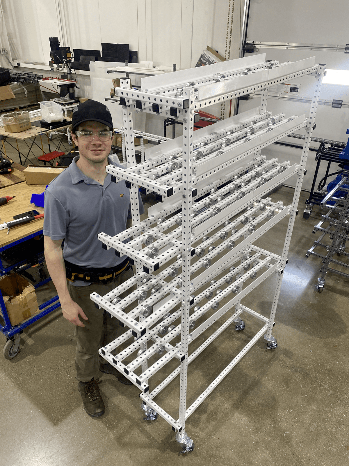 Five Layer Flow Rack