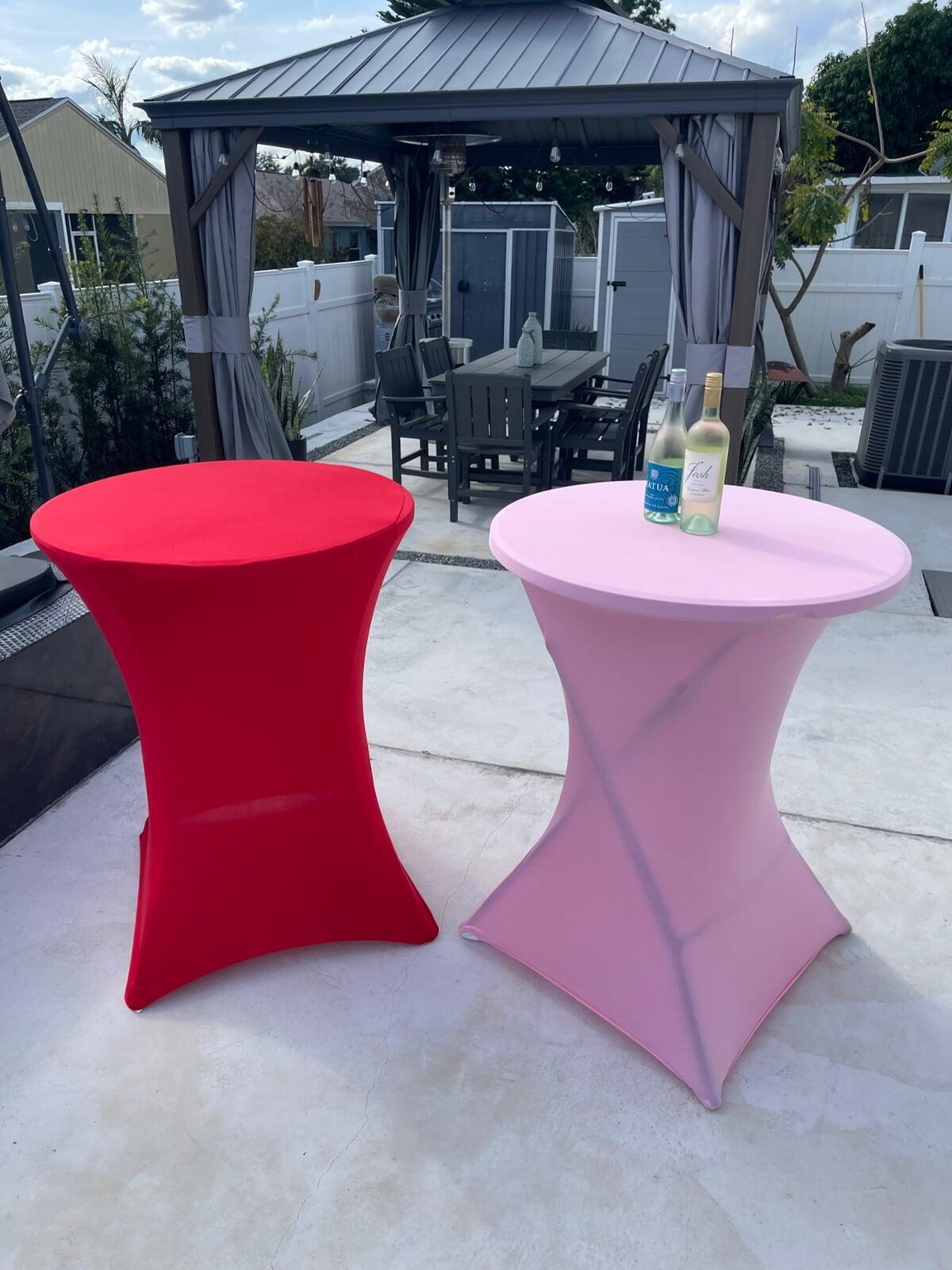 Pink-Red Cocktail Table