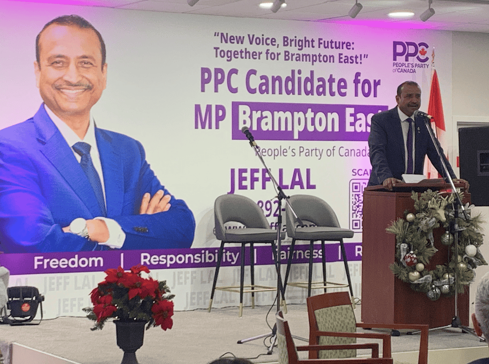Jef Lal Brampton East Candidate Launch Event December 14th, 2024