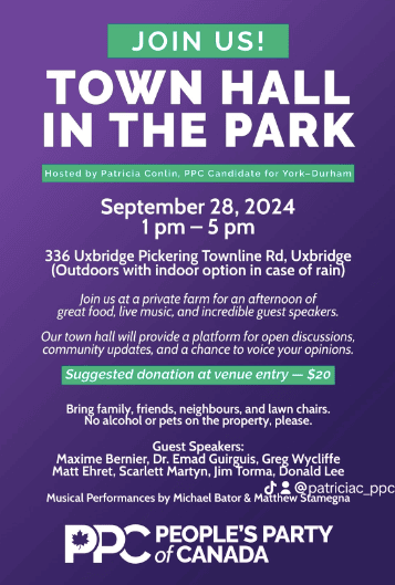 Town Hall In The Park- Uxbridge, Ontario