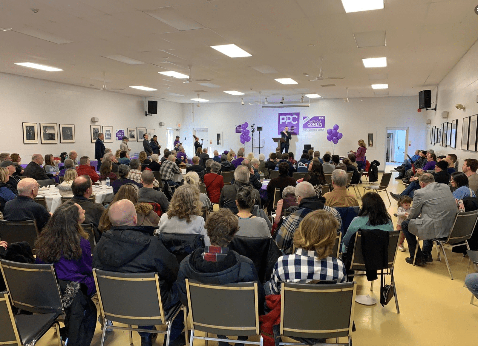 Standing Room Only at Patricia Conlin event.