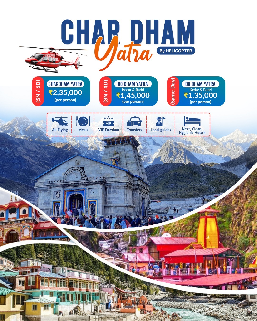 Char Dham by Helicopter