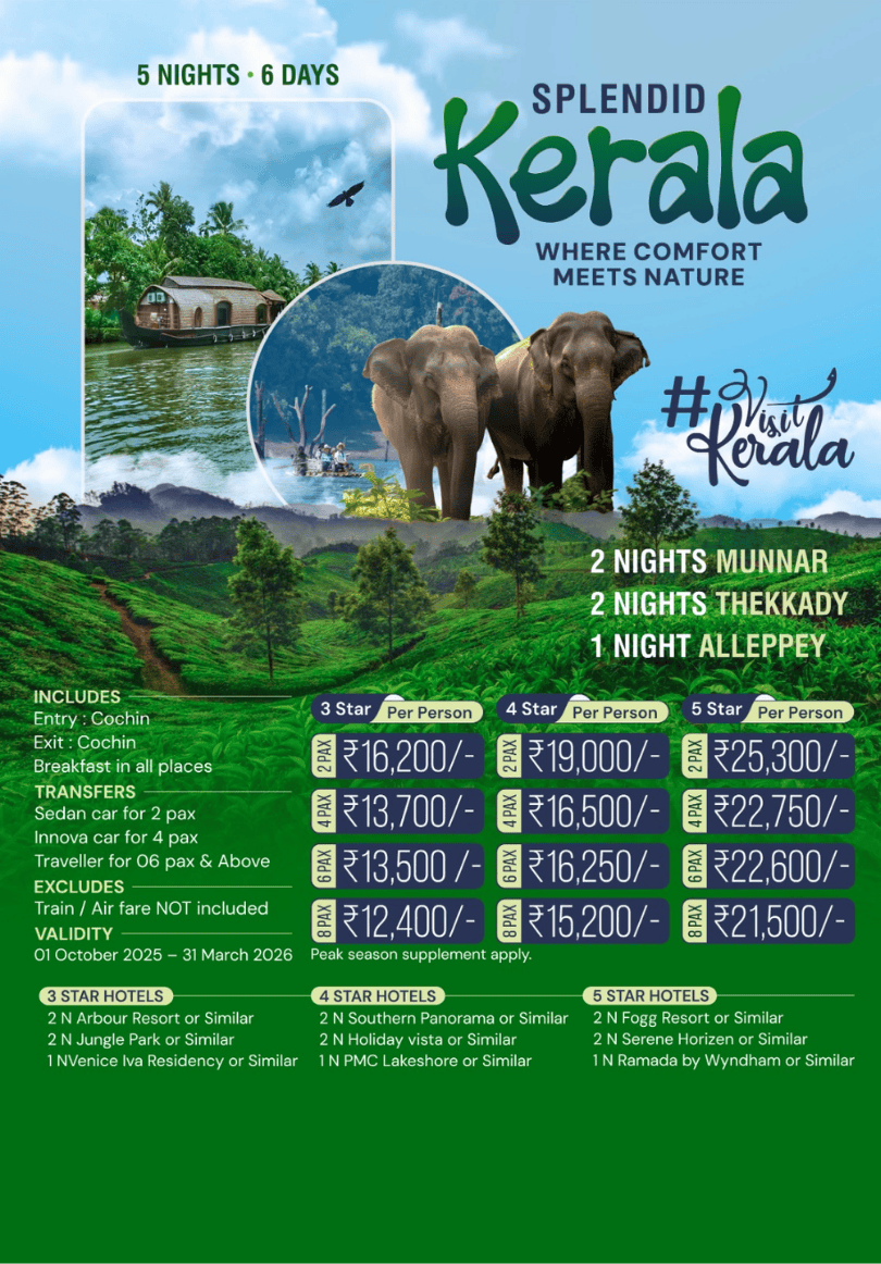Splendid Kerala 5N