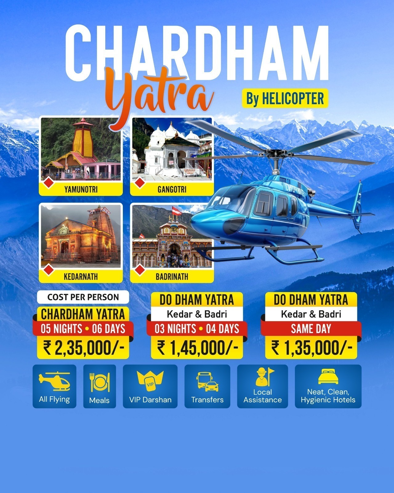 CHAR DHAM YATRA BY HELICOPTER 2026