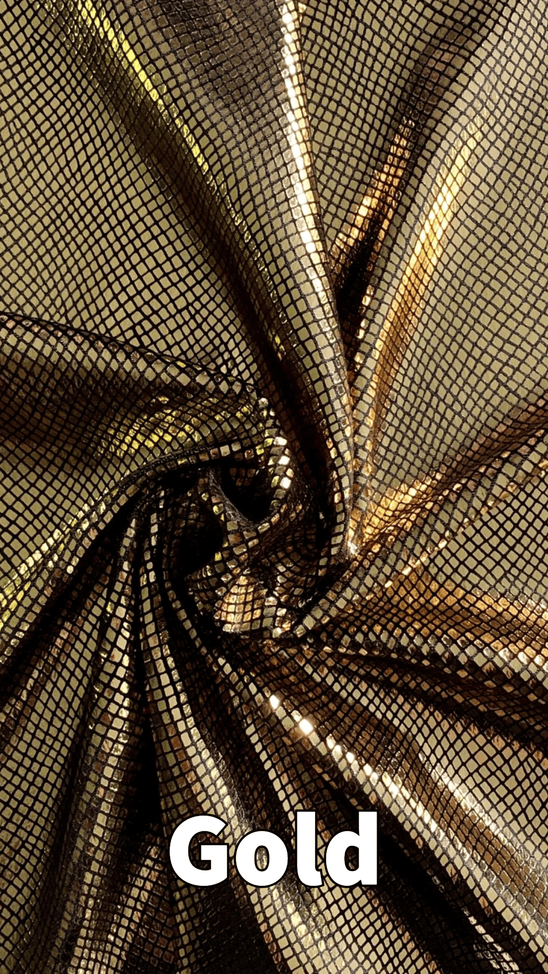 Snakeskin Velvet - Gold