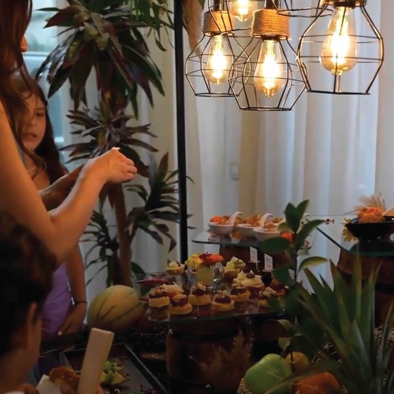 Home event buffet