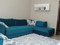 White L shaped 6 seater