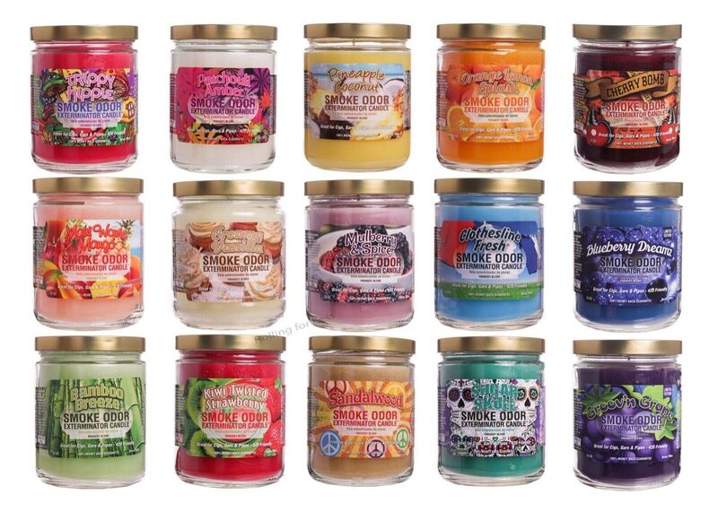 RASTA LOVE SMOKE ODOR CANDLES